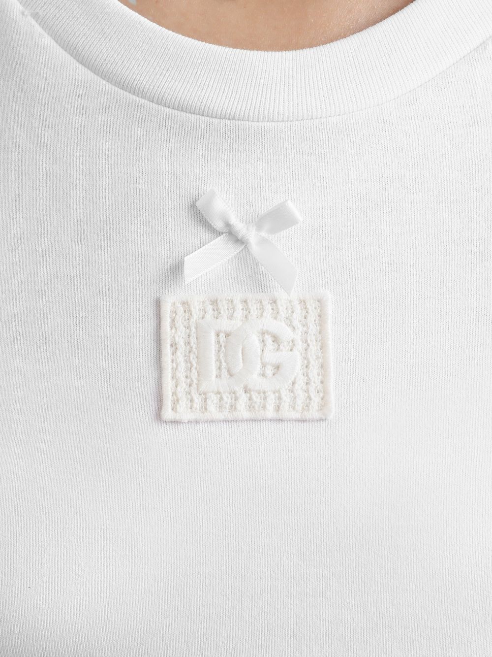 Dolce & Gabbana Dolce & Gabbana-logo-embroidered T-shirt
