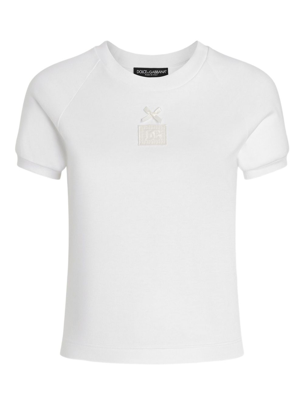 Dolce & Gabbana Dolce & Gabbana-logo-embroidered T-shirt