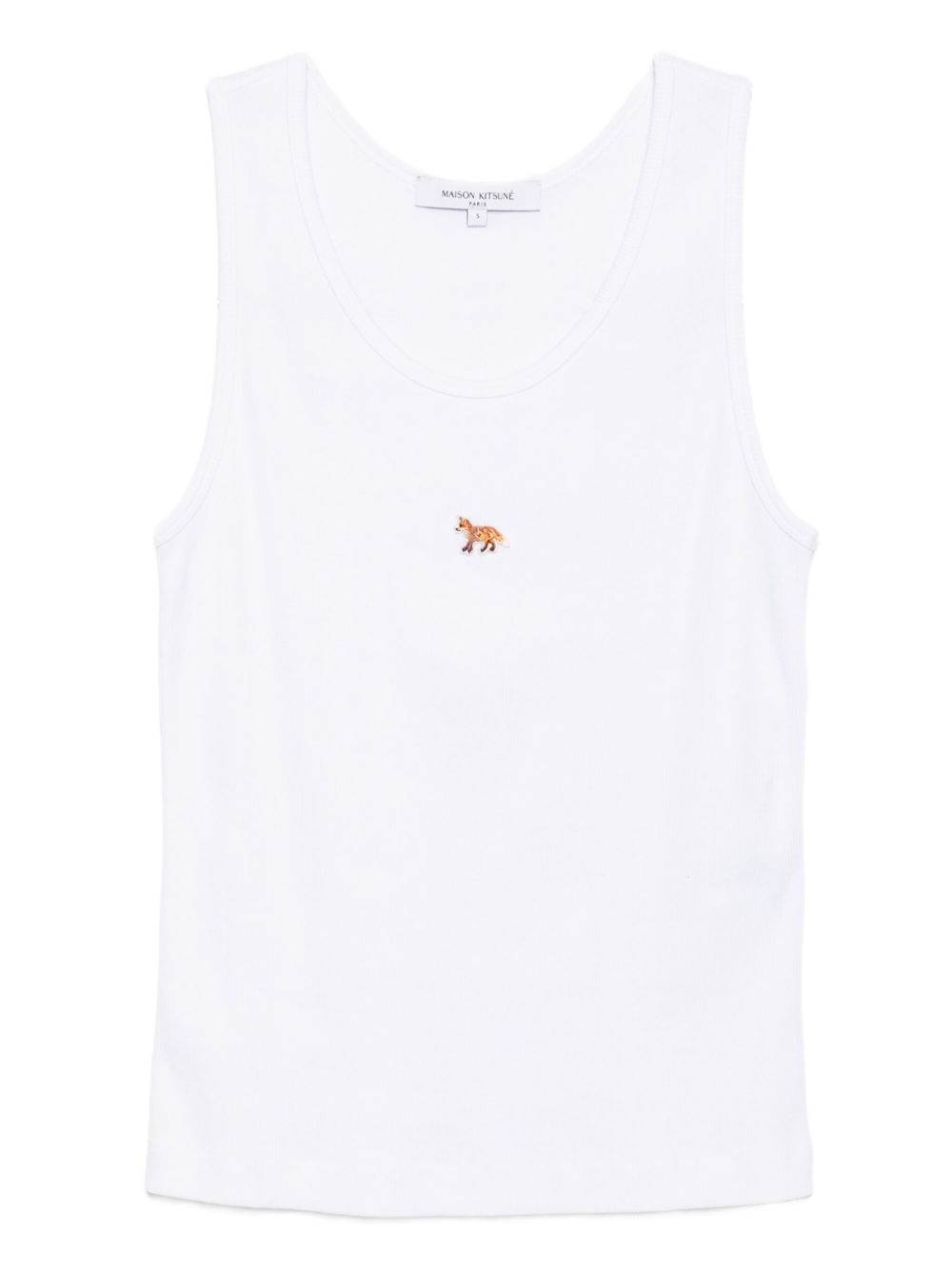Maison Kitsuné Maison Kitsuné Maison KitsunÃ© Baby Fox cotton tank top