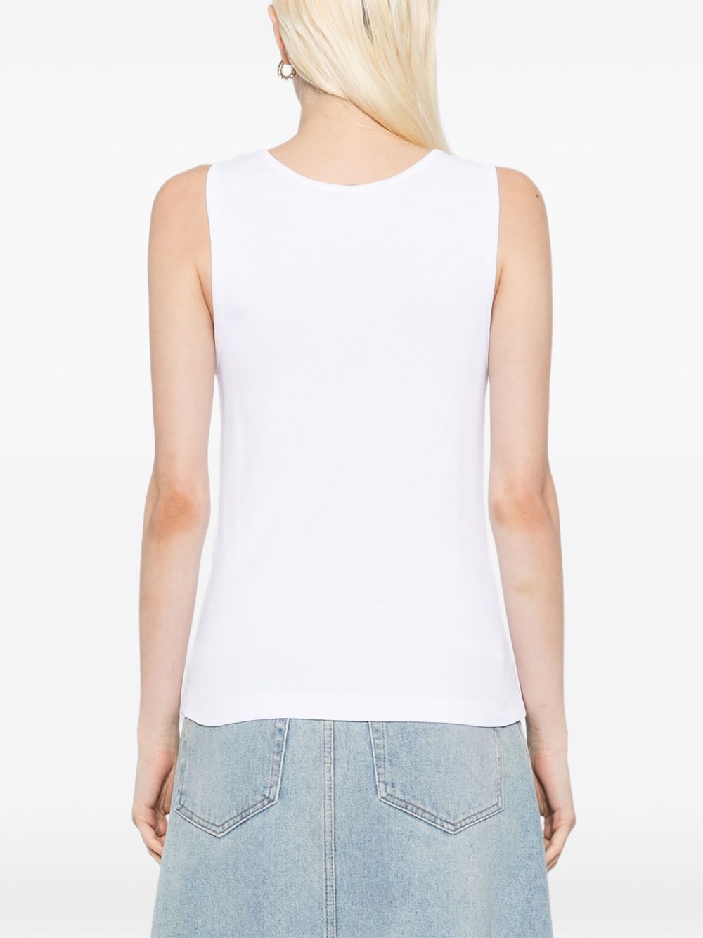 Maison Kitsuné Maison Kitsuné Maison KitsunÃ© Baby Fox cotton tank top