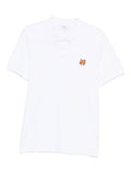 Maison Kitsuné Maison Kitsuné Maison KitsunÃ© Fox Head cotton polo shirt