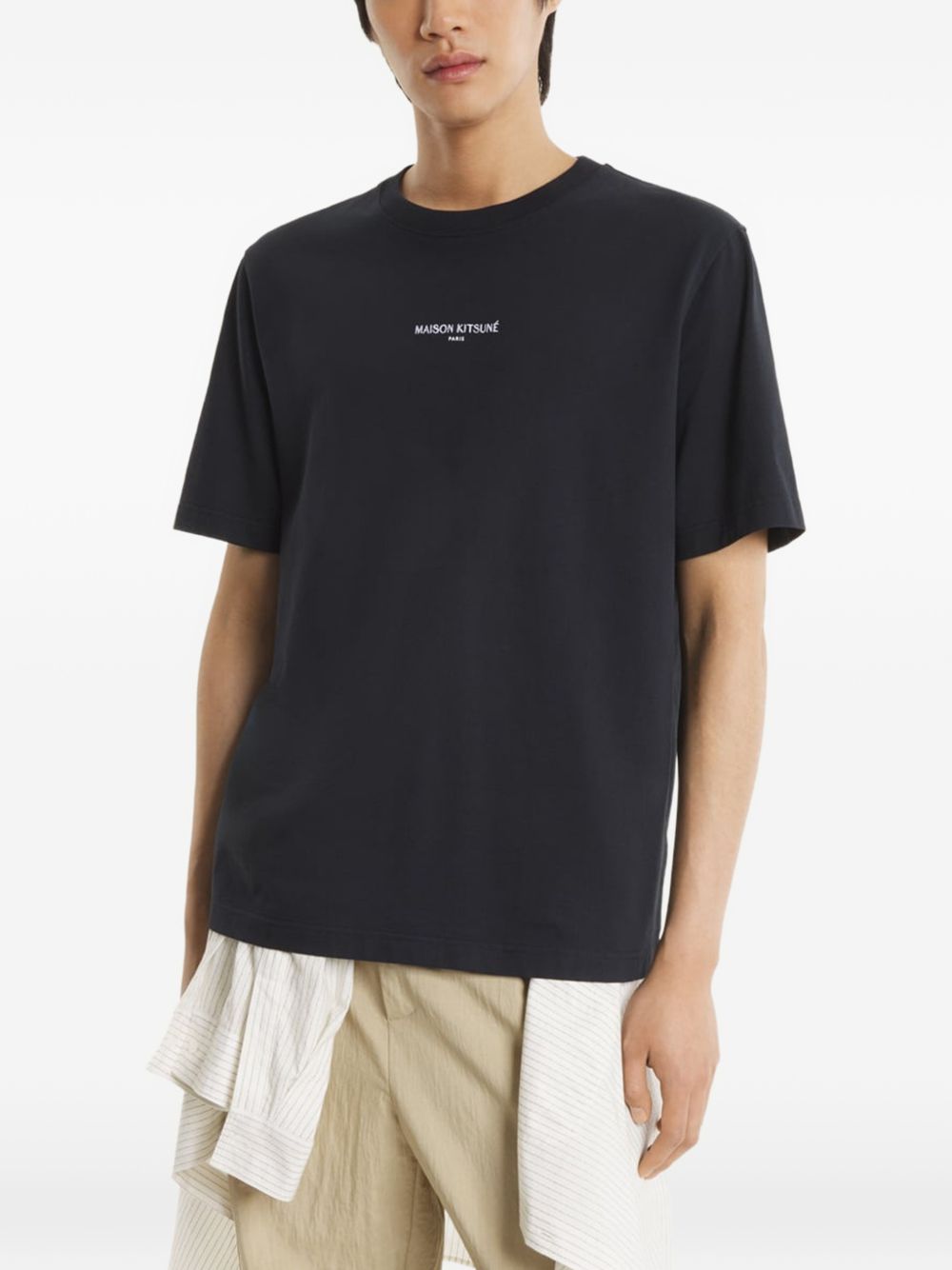 Maison Kitsuné Maison Kitsuné Logo cotton t-shirt
