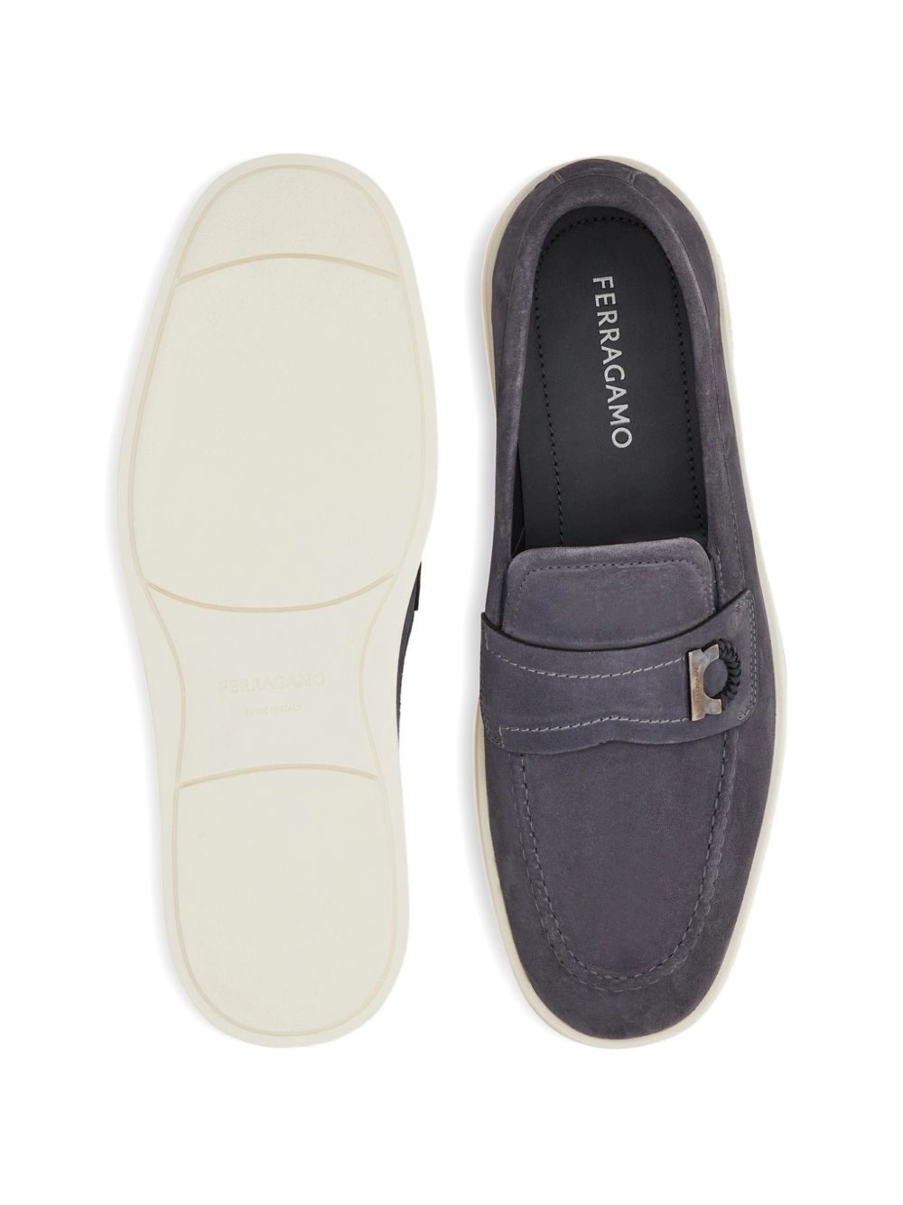 Ferragamo Ferragamo Boat shoe loafer with Gancini ornament