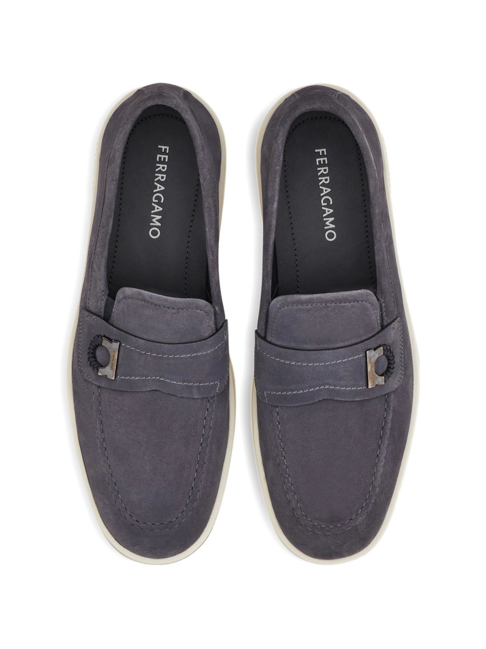 Ferragamo Ferragamo Boat shoe loafer with Gancini ornament