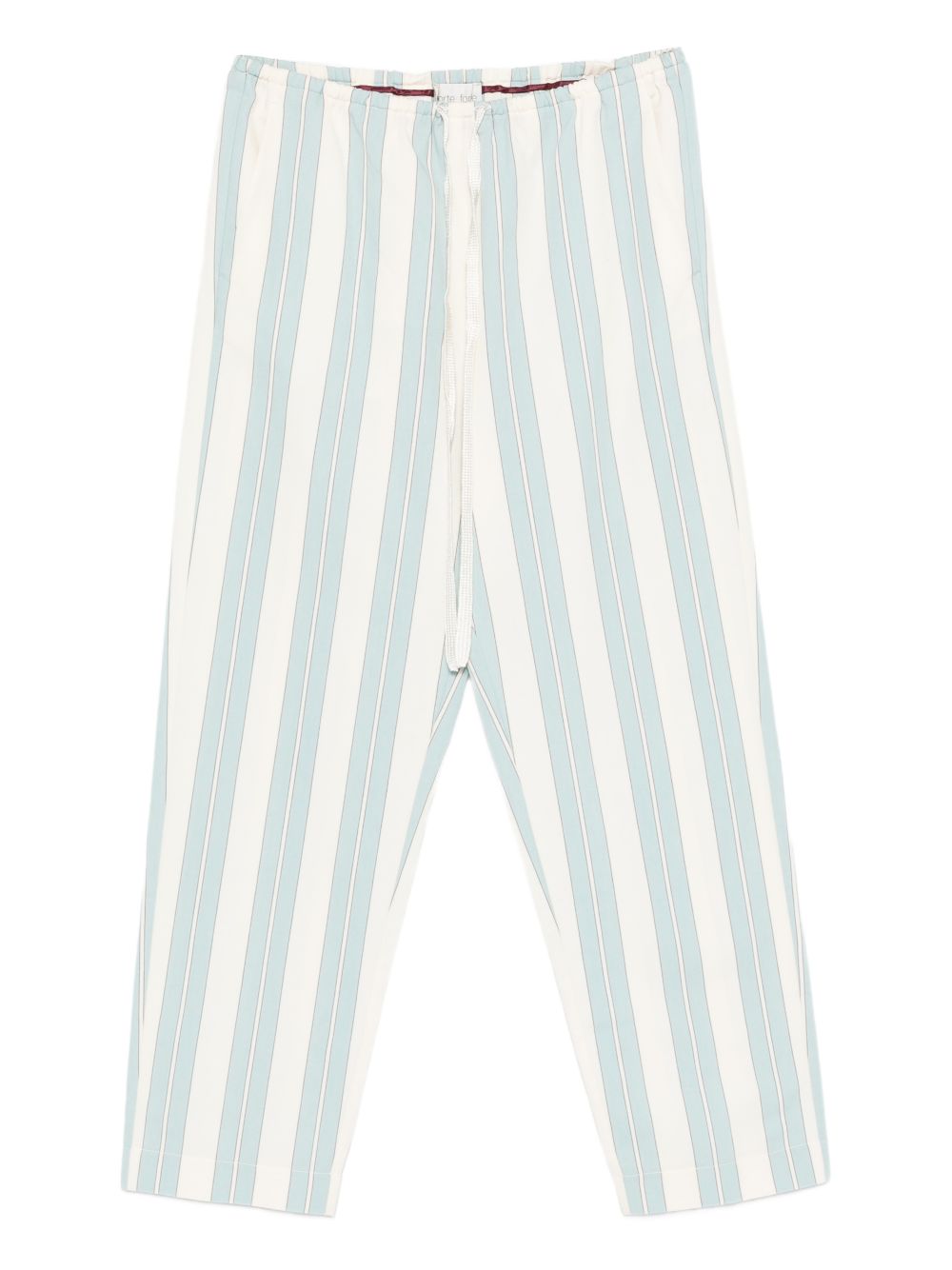Forte Forte Forte Forte Striped drawstring trousers