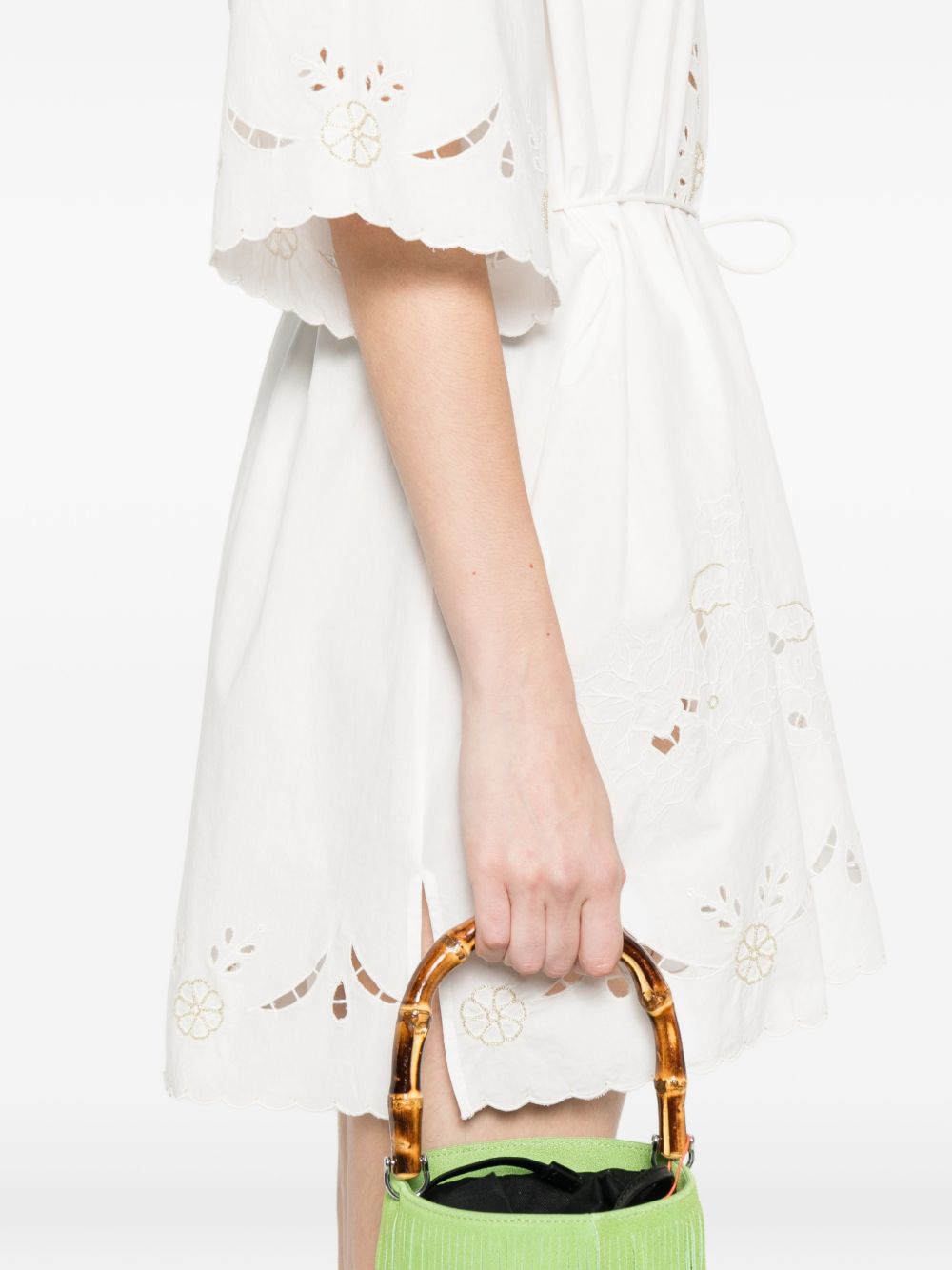 Forte Forte Forte Forte Embroidered cotton shirtdress