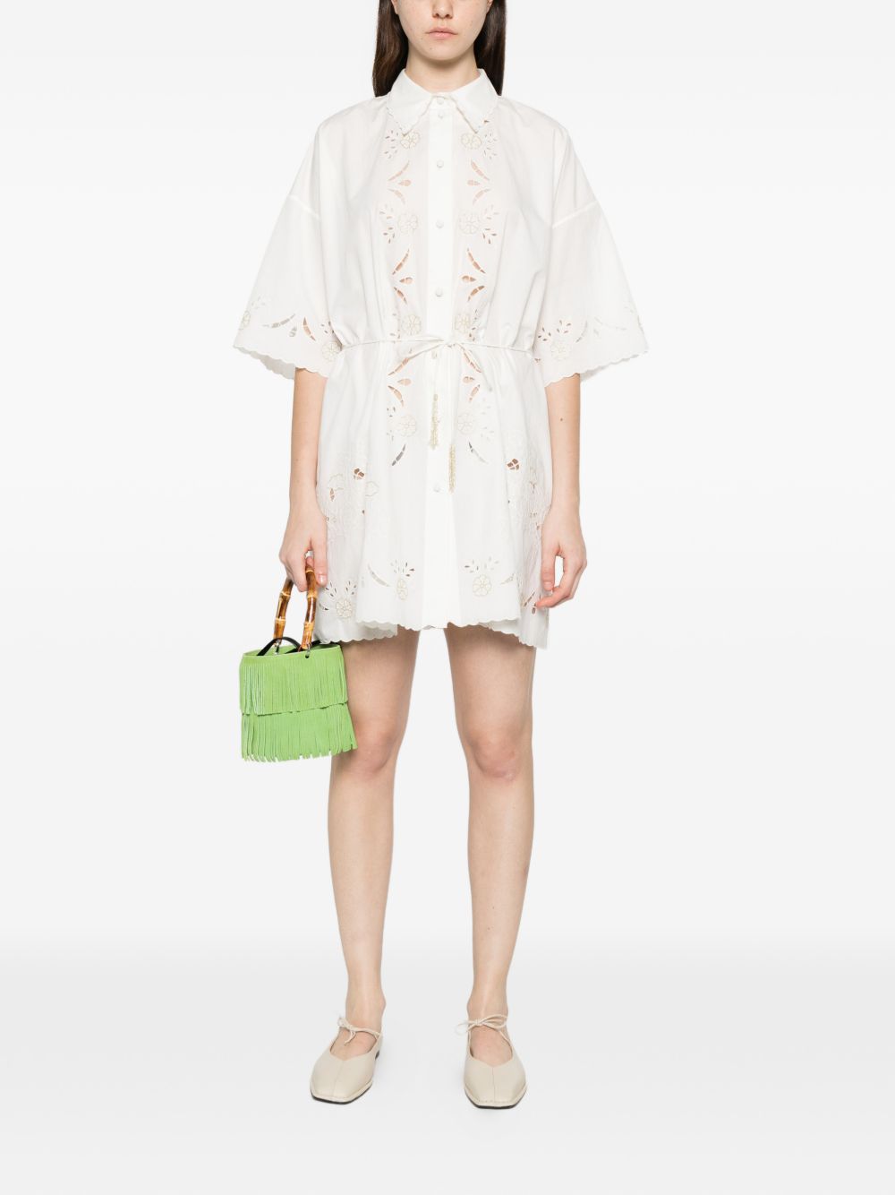 Forte Forte Forte Forte Embroidered cotton shirtdress