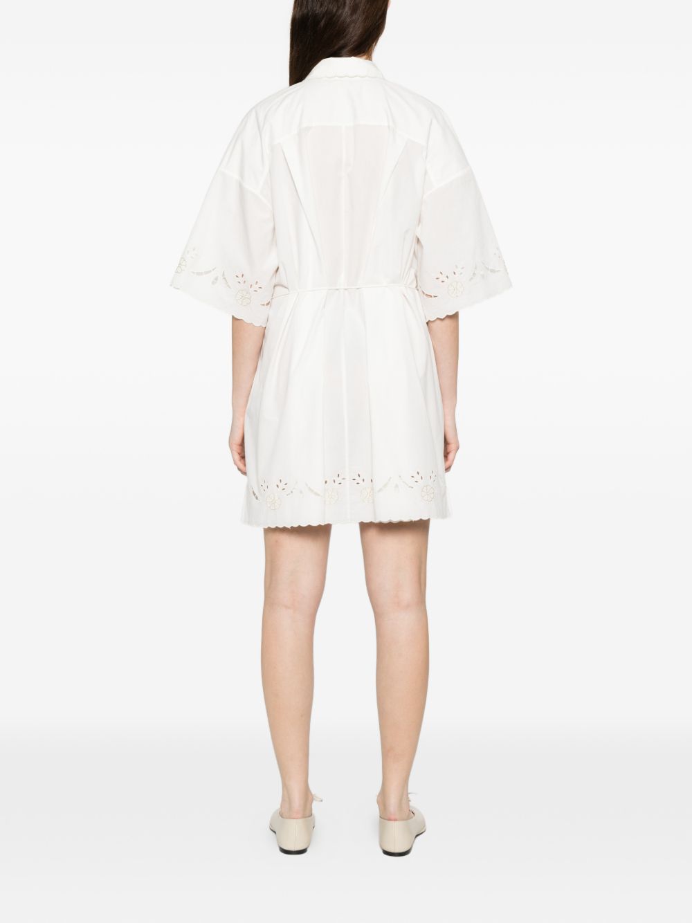 Forte Forte Forte Forte Embroidered cotton shirtdress
