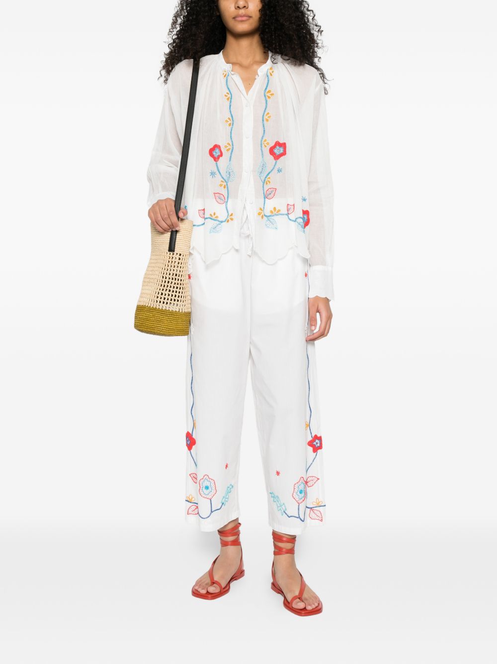 Forte Forte Forte Forte Embroidered cotton shirt