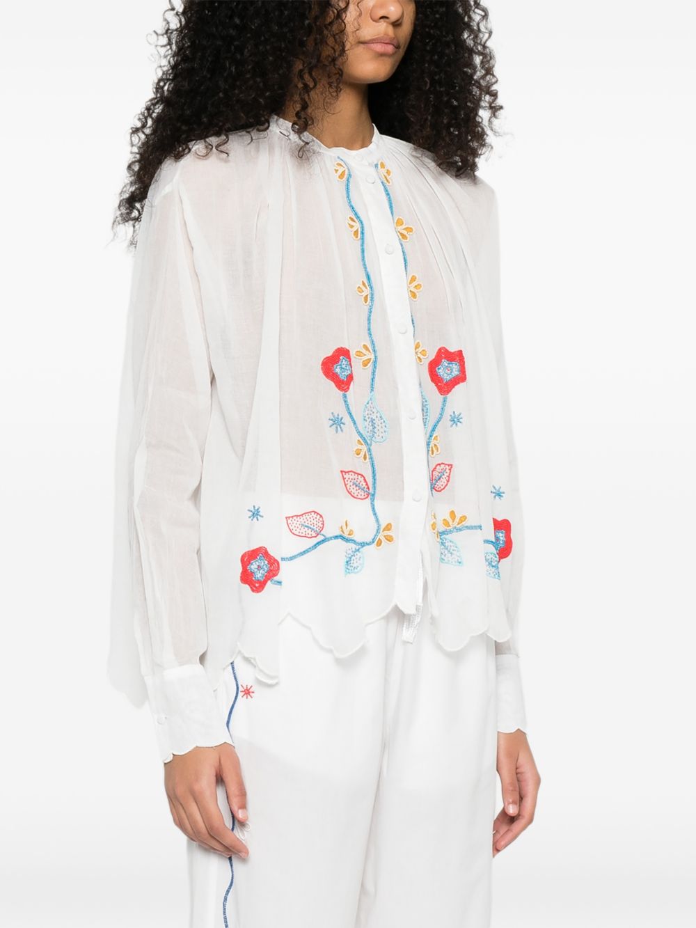 Forte Forte Forte Forte Embroidered cotton shirt