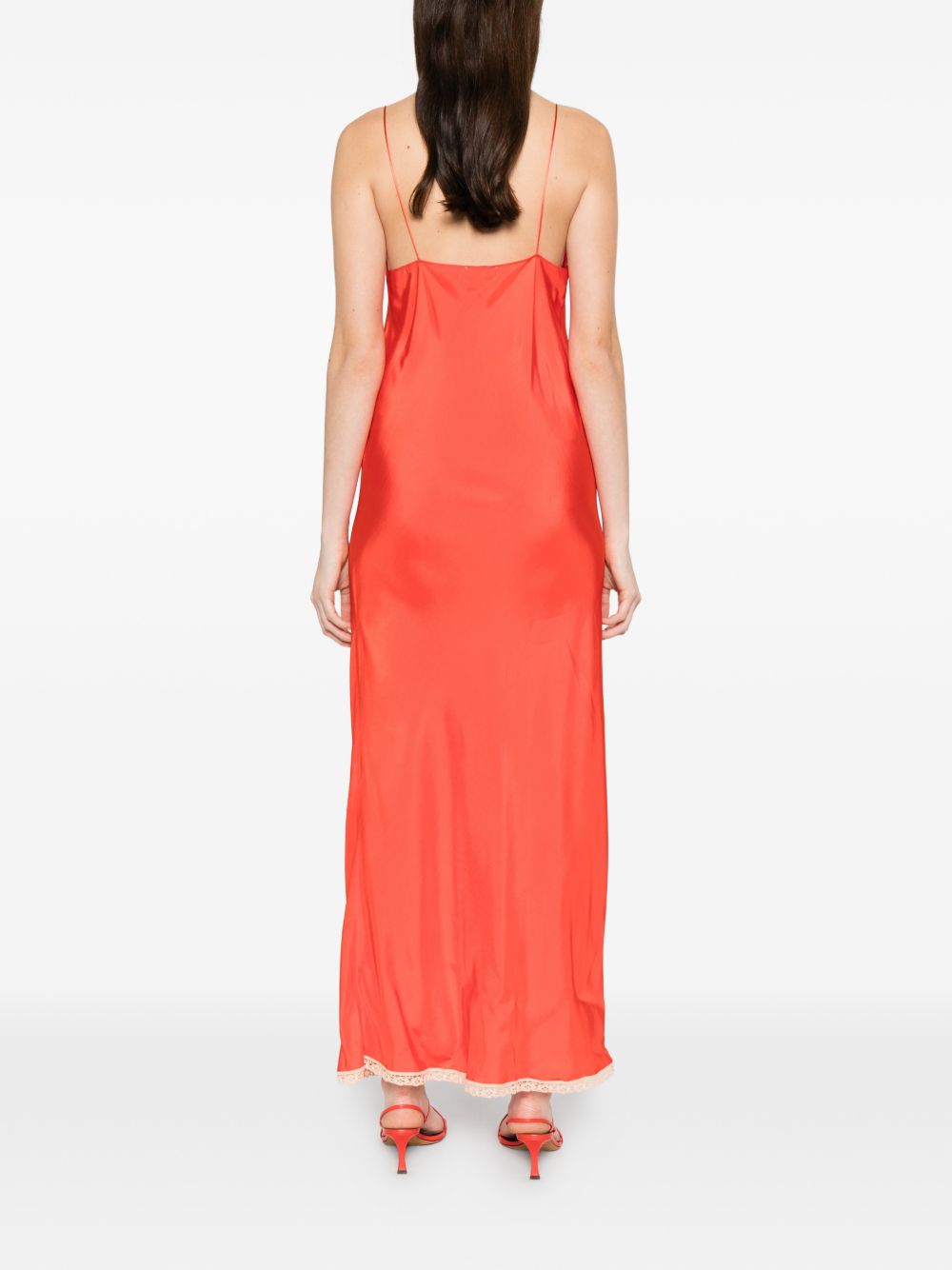 Forte Forte Forte Forte V-neck thin straps Long slip dress