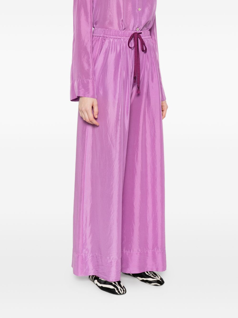 Forte Forte Forte Forte Silk drawstring trousers