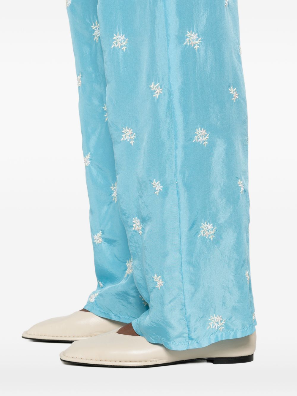 Forte Forte Forte Forte Embroidered silk trousers