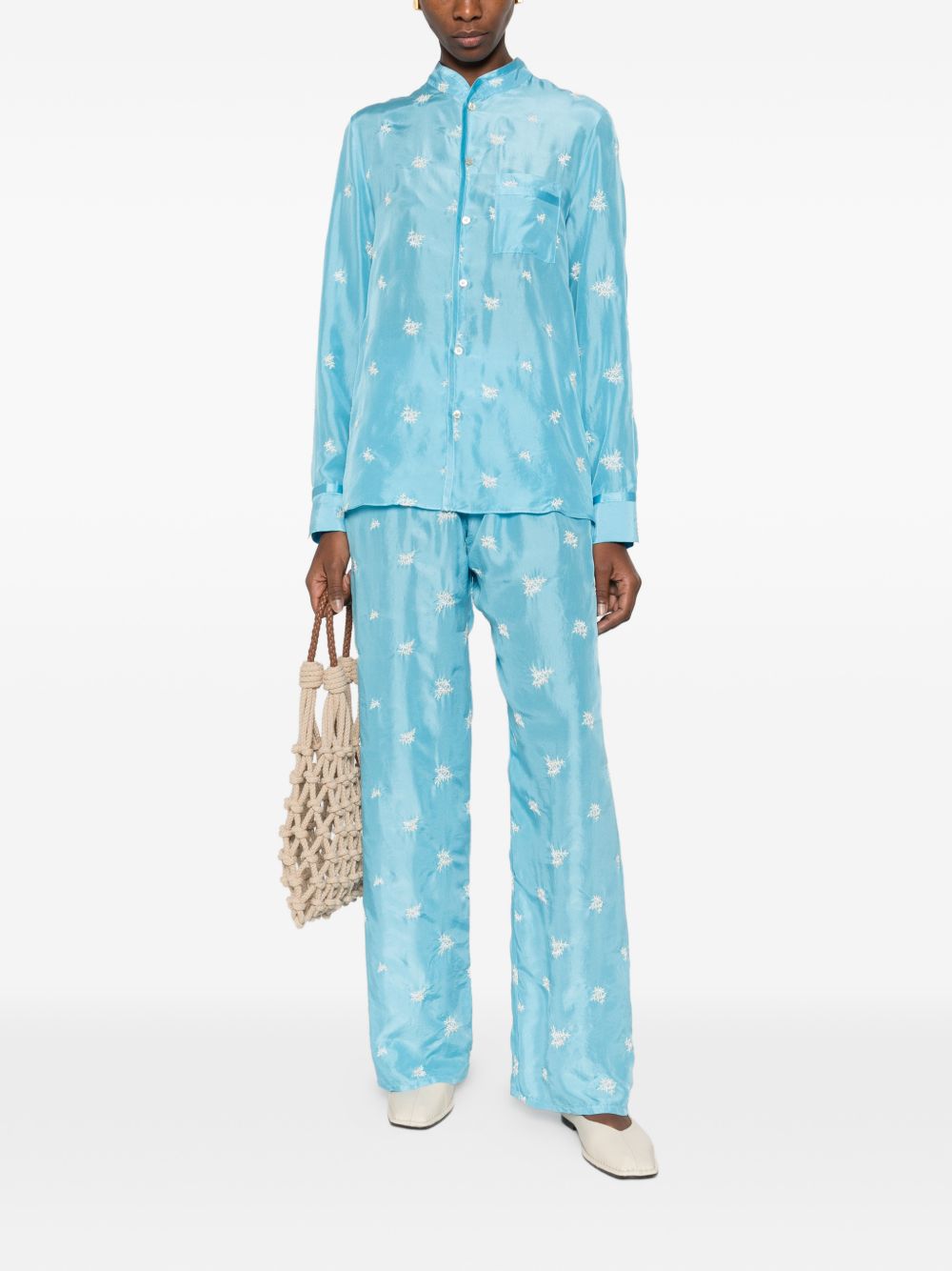 Forte Forte Forte Forte Embroidered silk trousers