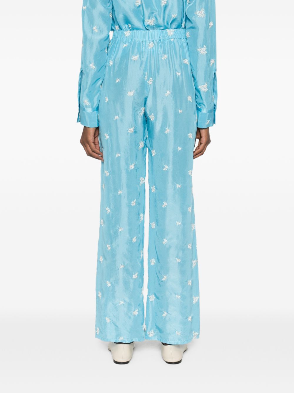 Forte Forte Forte Forte Embroidered silk trousers