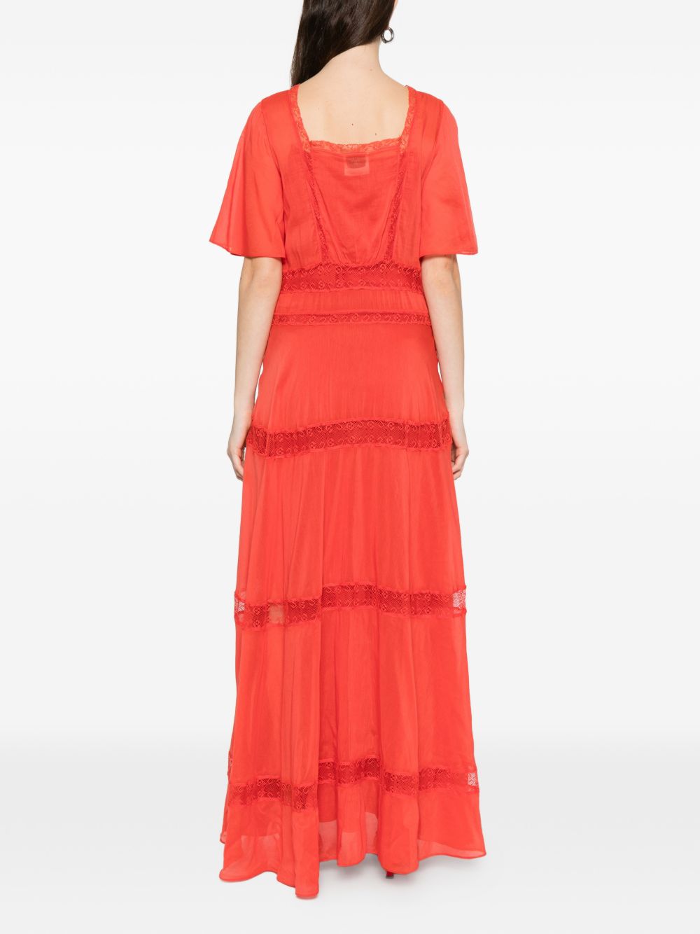 Forte Forte Forte Forte V-neck Cotton and silk v-necked dress