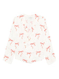 Forte Forte Forte Forte V-neck Printed crossed shirt