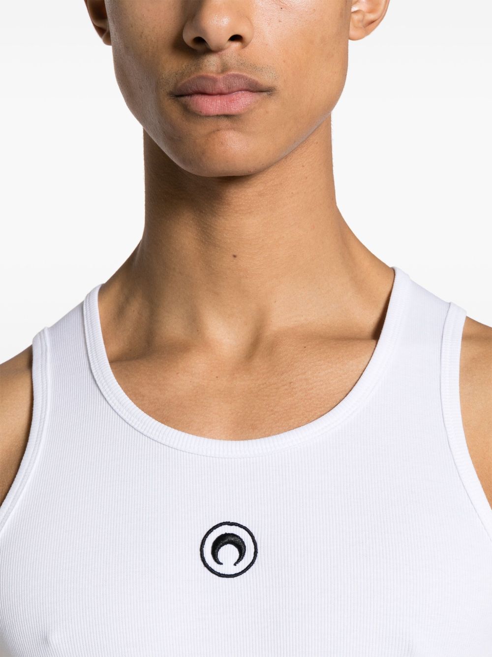 Marine Serre Marine Serre Moon cotton tank top