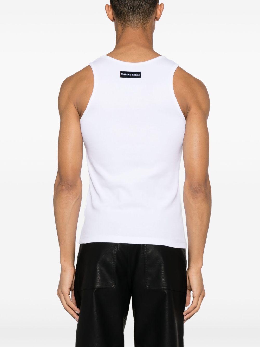 Marine Serre Marine Serre Moon cotton tank top