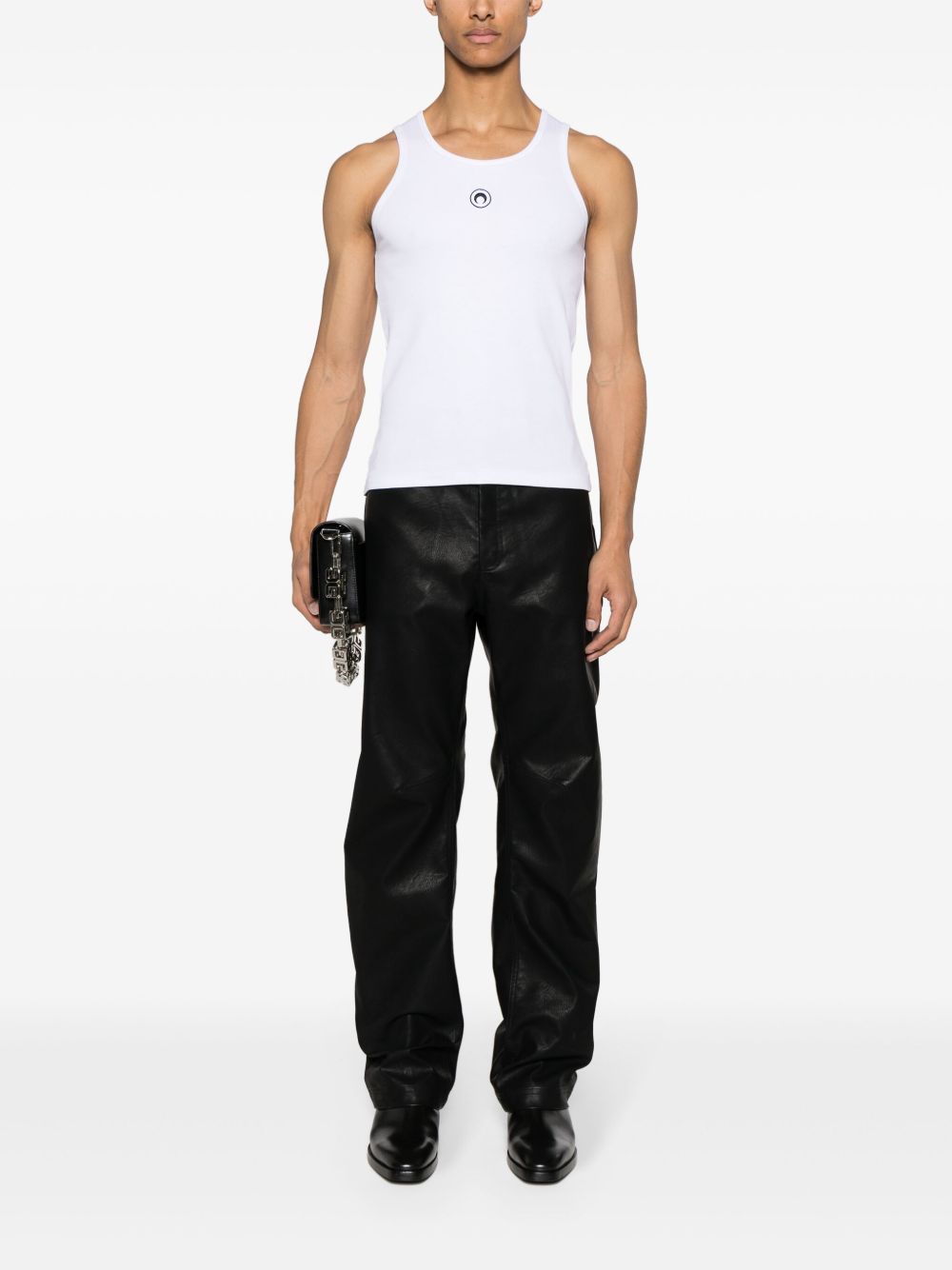Marine Serre Marine Serre Moon cotton tank top