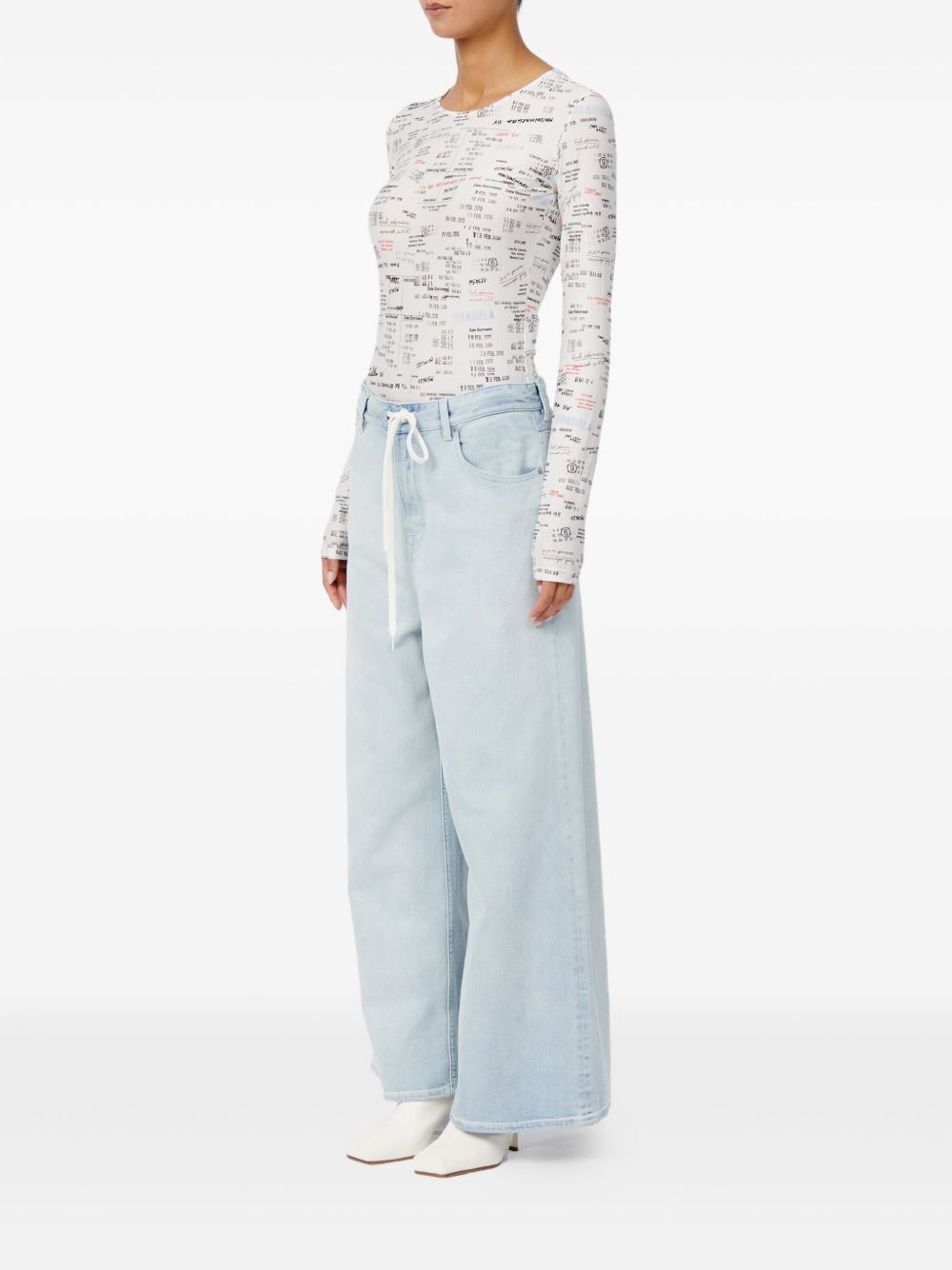 MM6 Maison Margiela MM6 Maison Margiela Wide-leg denim jeans