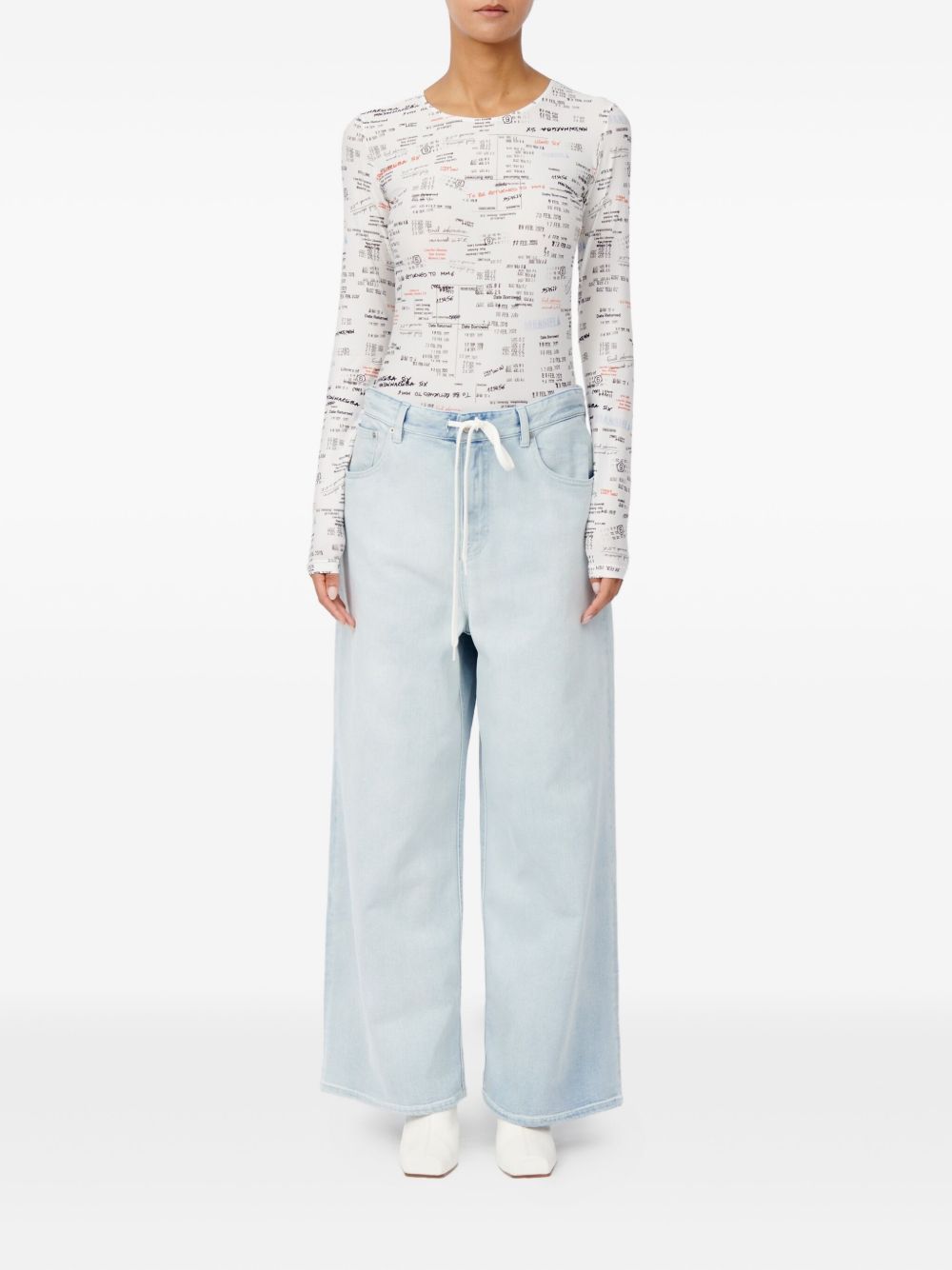 MM6 Maison Margiela MM6 Maison Margiela Wide-leg denim jeans