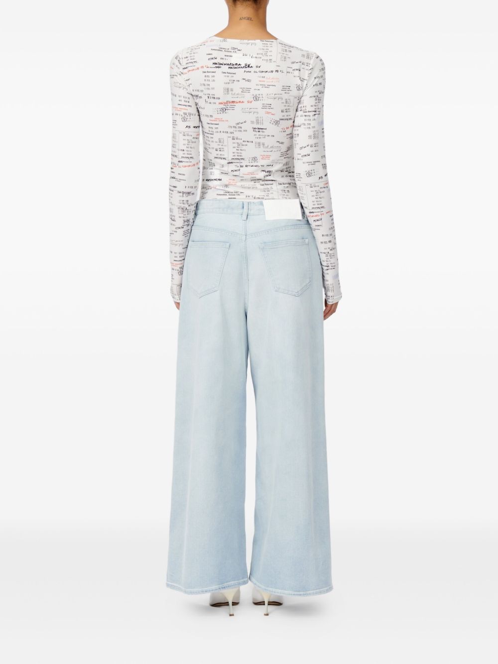 MM6 Maison Margiela MM6 Maison Margiela Wide-leg denim jeans