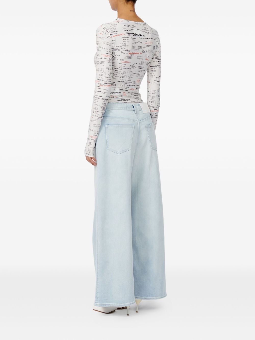 MM6 Maison Margiela MM6 Maison Margiela Wide-leg denim jeans