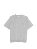 Maison Kitsuné Maison Kitsuné Fox head fine merino short sleeve jumper