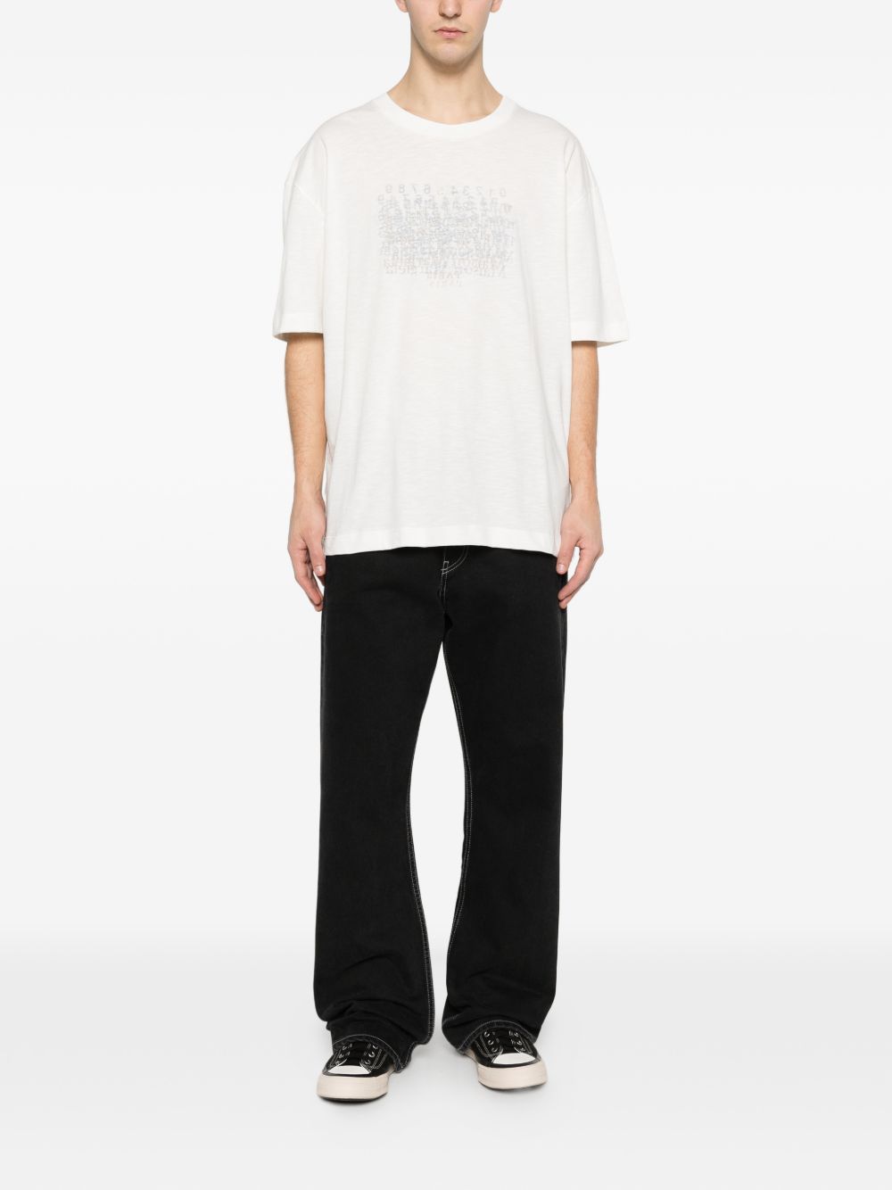 Maison Margiela Maison Margiela Logo cotton t-shirt