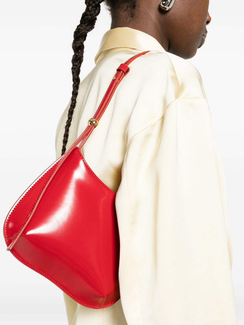 JACQUEMUS Jacquemus Le Petit Bisou leather shoulder bag