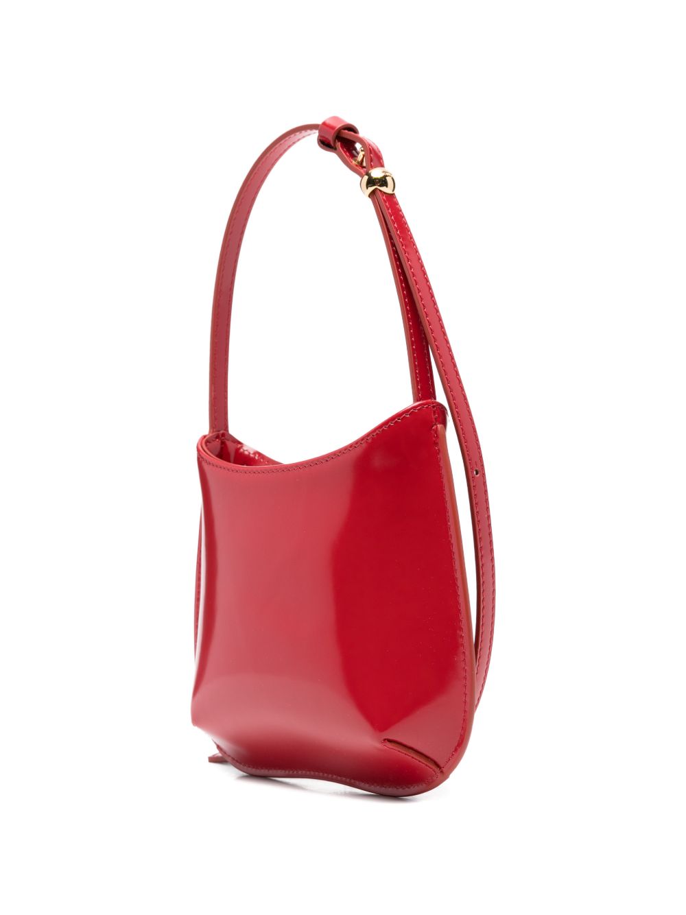 JACQUEMUS Jacquemus Le Petit Bisou leather shoulder bag