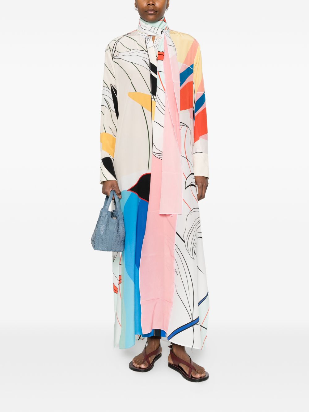 F.R.S . F.R.S . Printed silk dress
