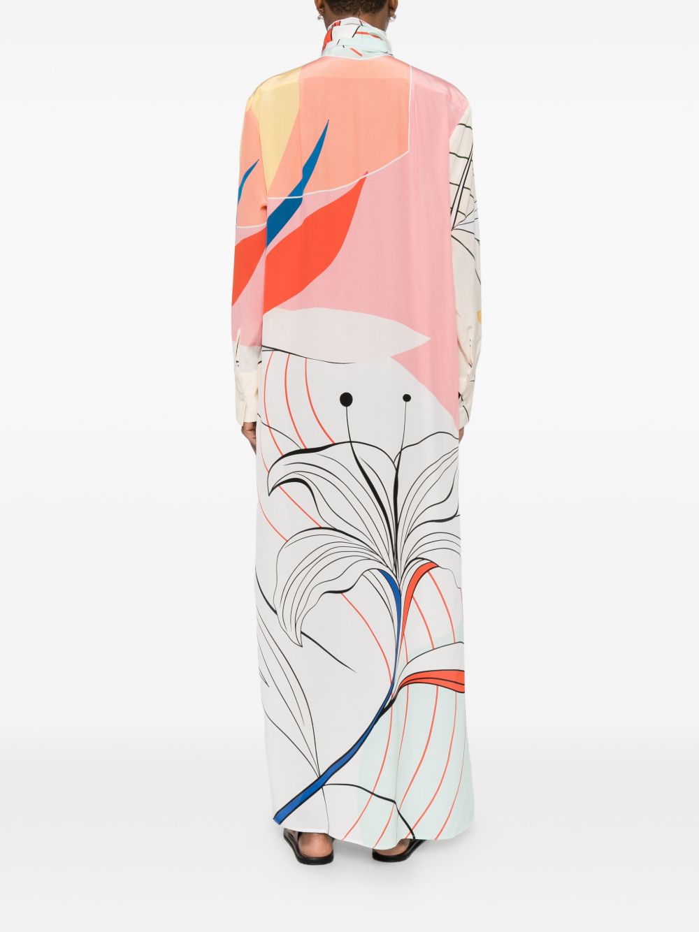 F.R.S . F.R.S . Printed silk dress