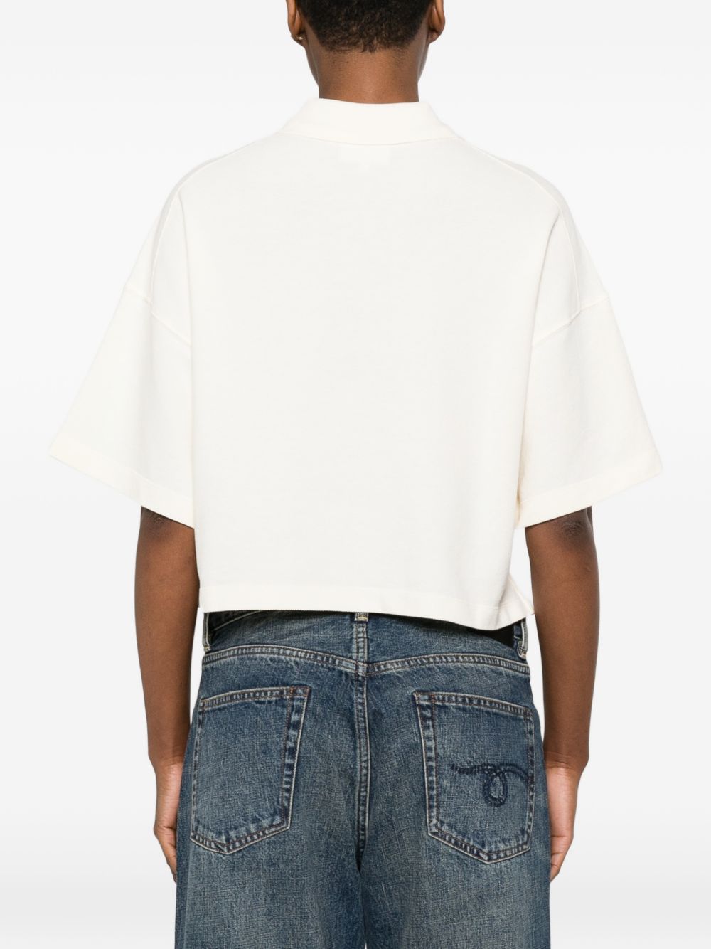 Maison Kitsuné Maison Kitsuné Oversized cotton polo shirt