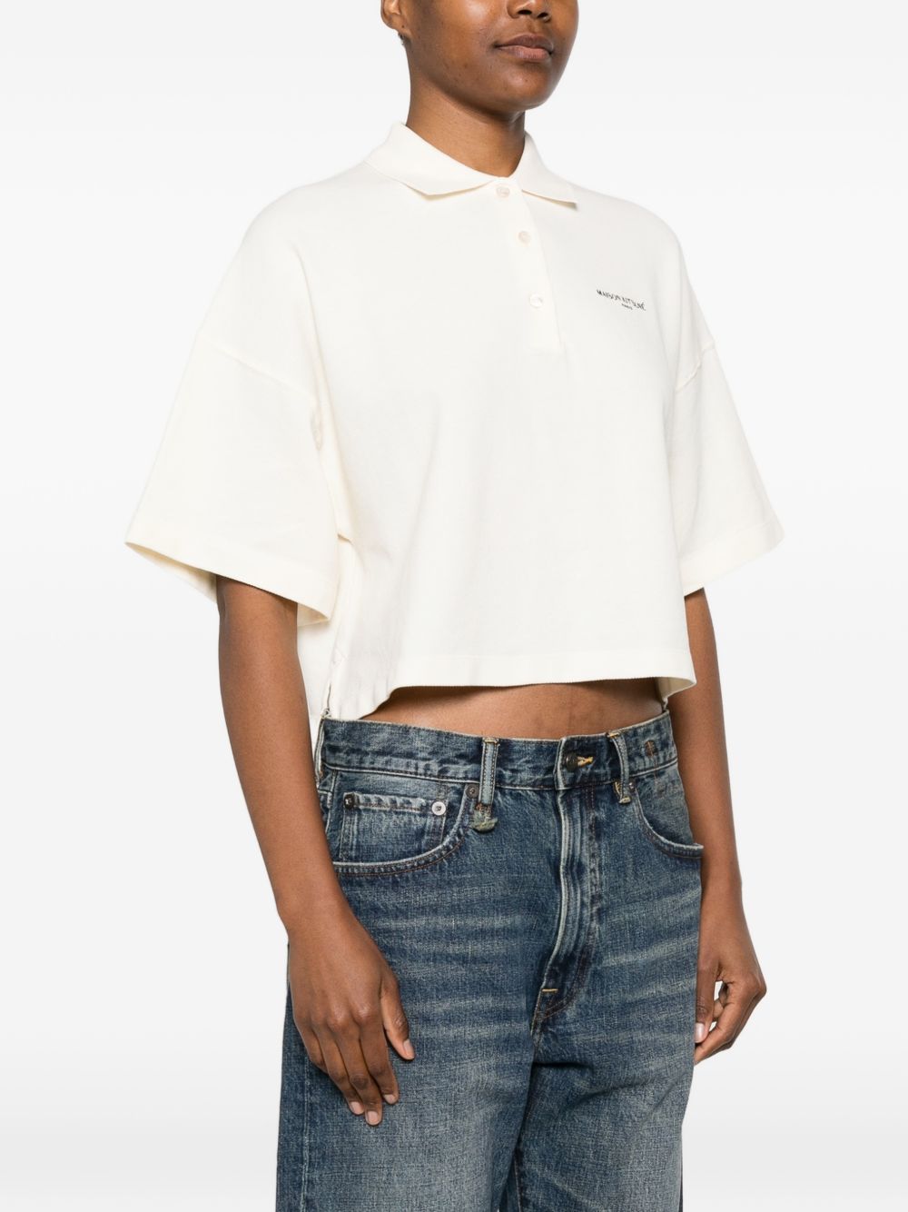 Maison Kitsuné Maison Kitsuné Oversized cotton polo shirt