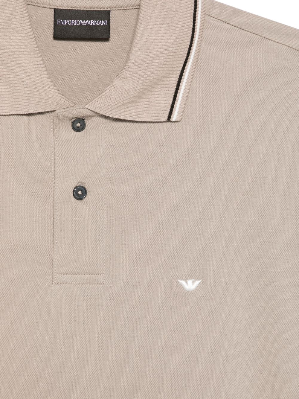 Emporio Armani Emporio Armani Logo cotton polo shirt