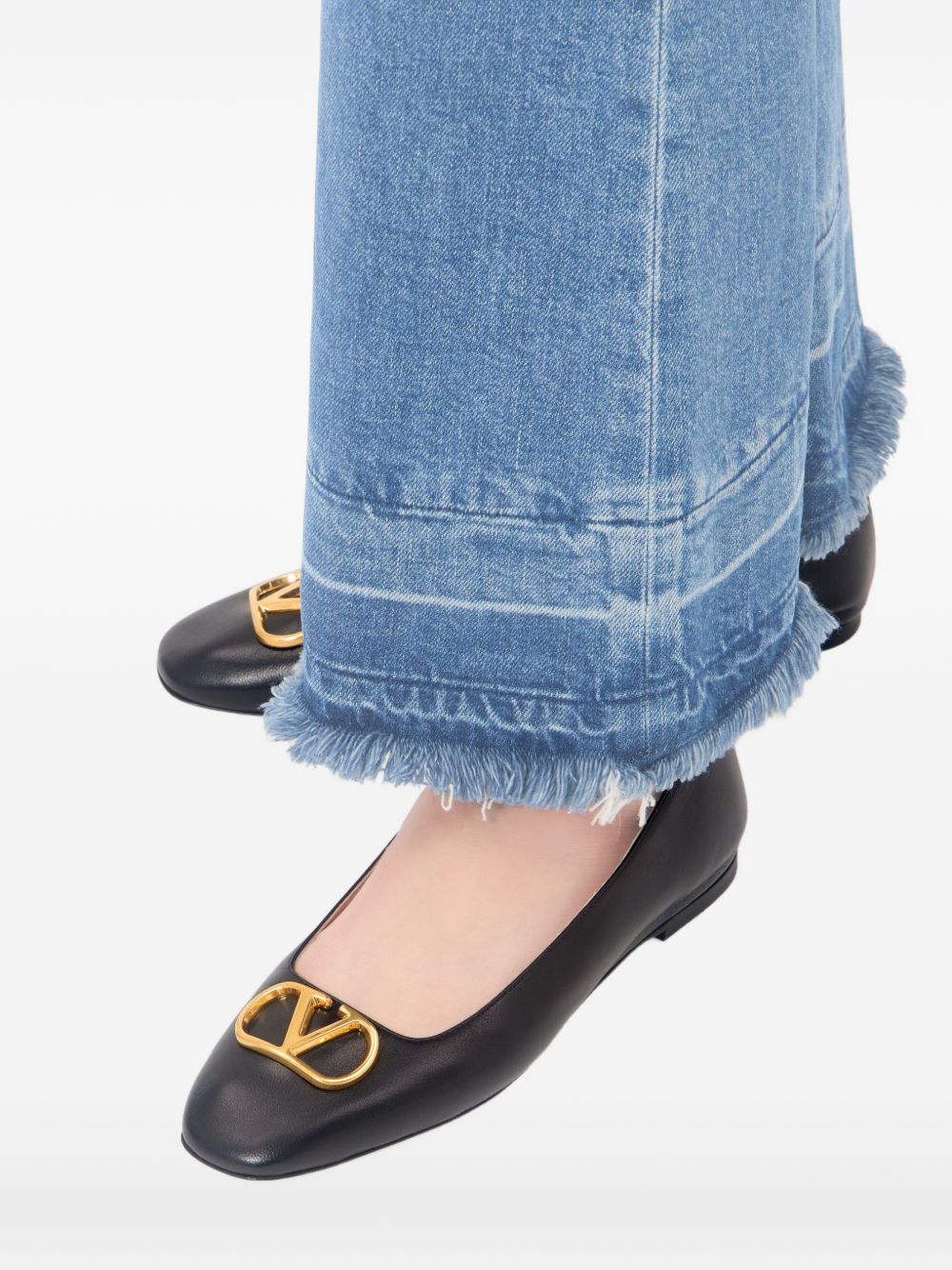 Valentino Garavani Valentino Garavani VLogo Signature leather ballets