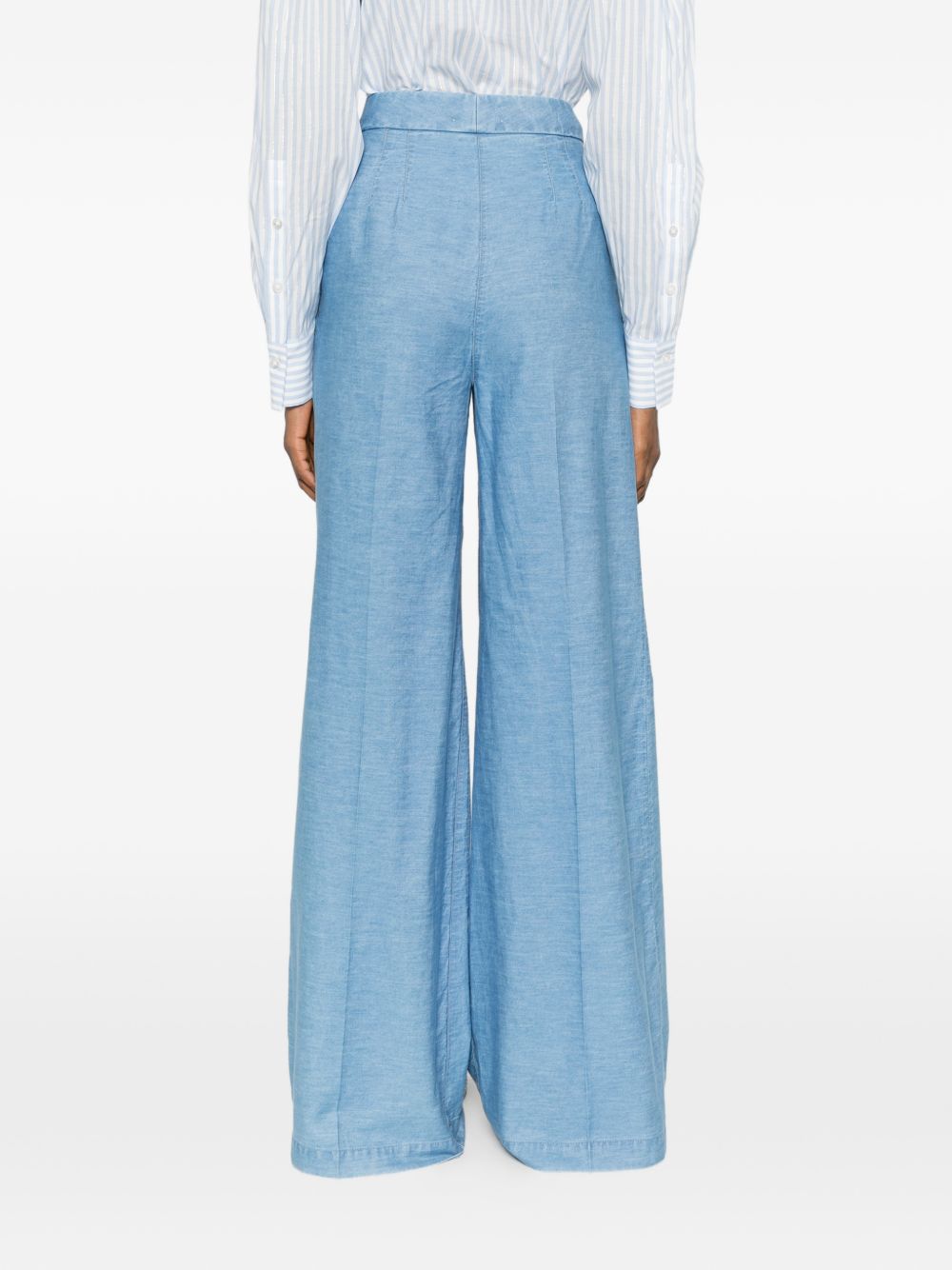 Via Masini 80 Via Masini 80 Cotton flared trousers