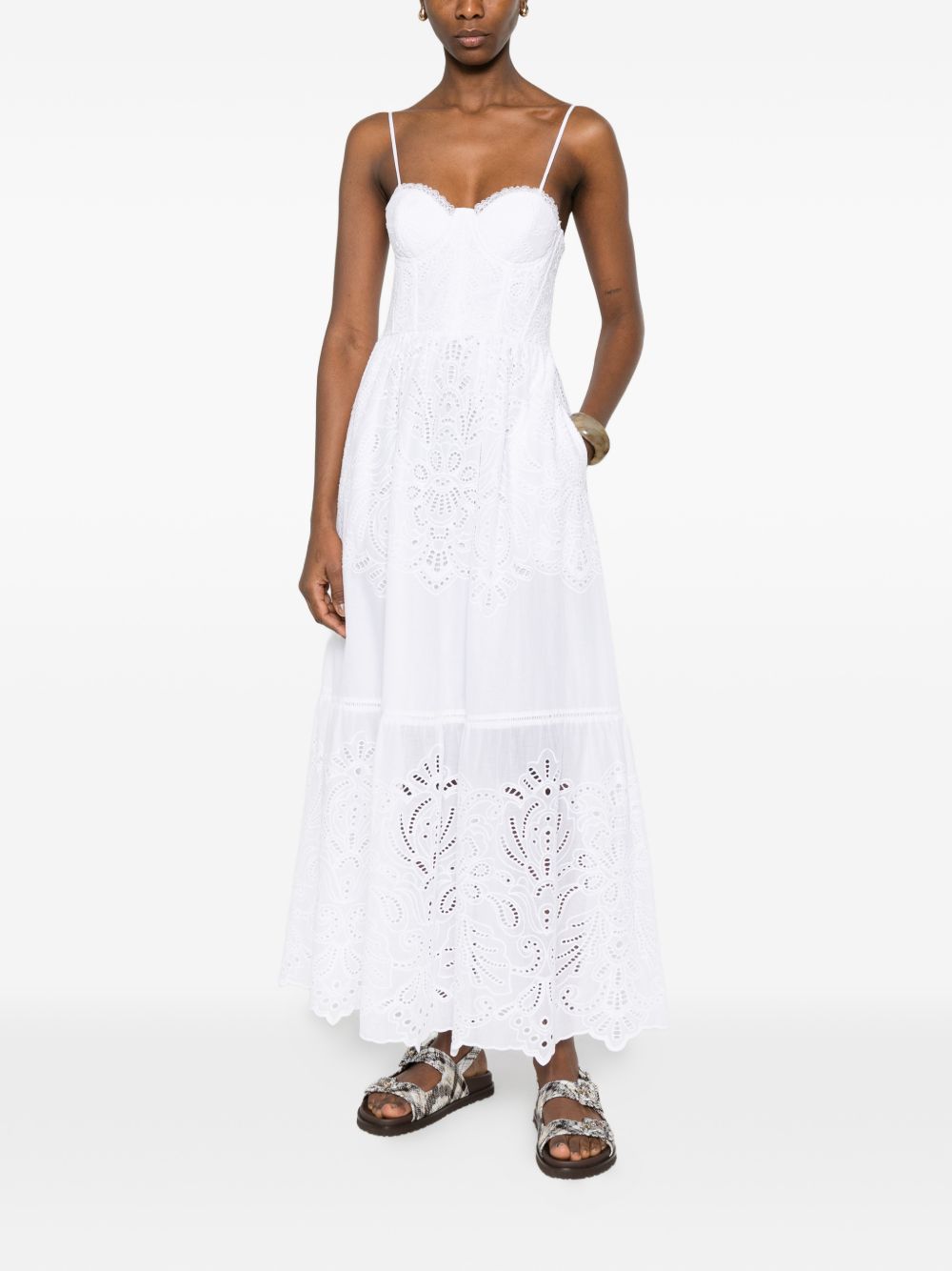 Ermanno Firenze Ermanno Firenze Cotton maxi dress