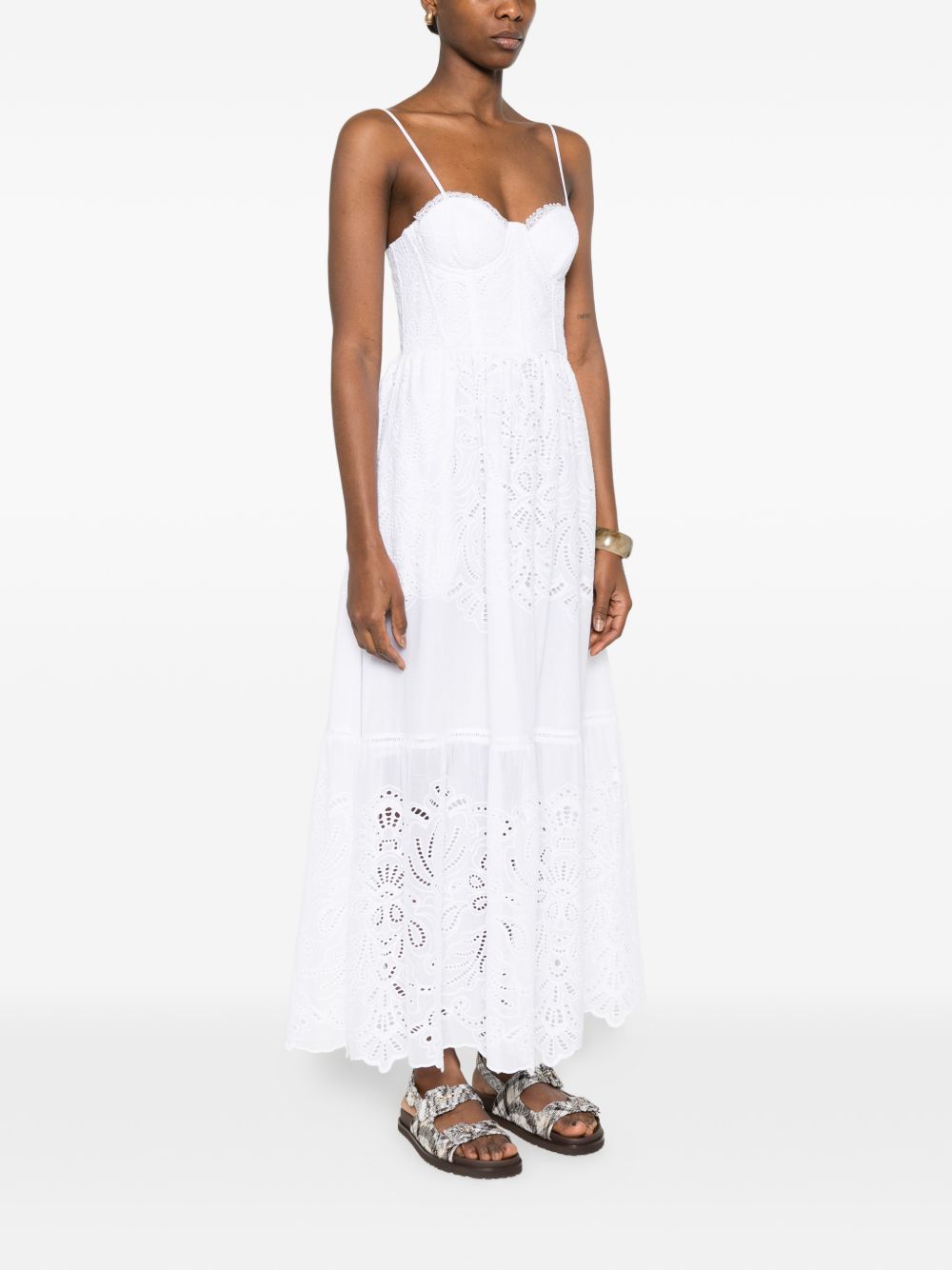 Ermanno Firenze Ermanno Firenze Cotton maxi dress