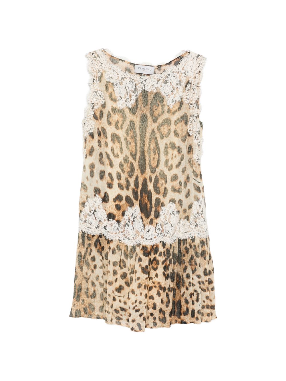 Ermanno Firenze Ermanno Firenze Leopard print mini dress