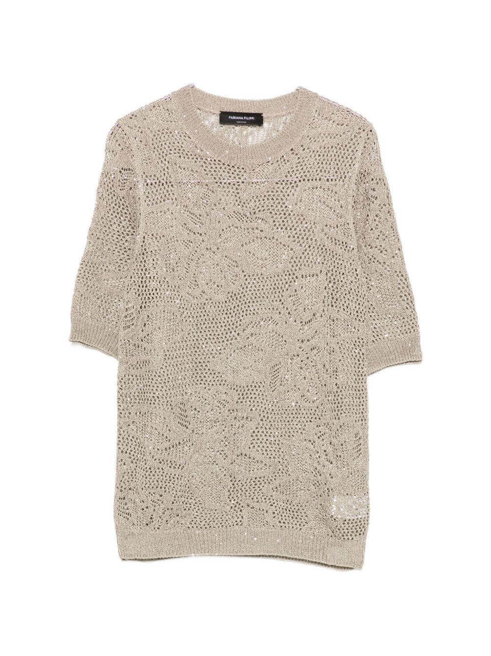 Fabiana Filippi Fabiana Filippi Openwork t-shirt
