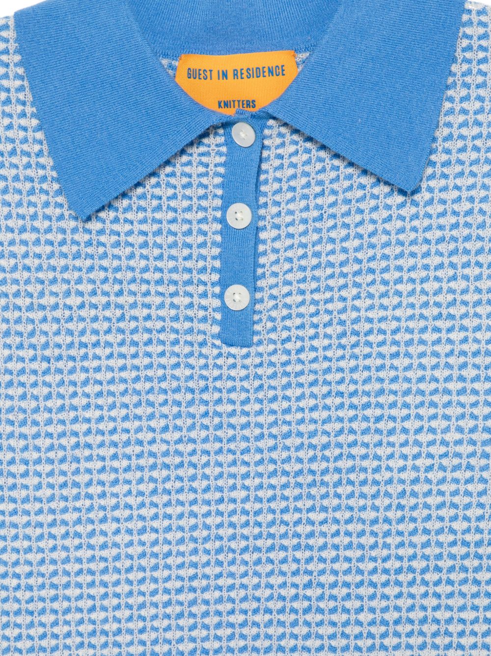 GUEST IN RESIDENCE Guest In Residence Pique cashmere polo shirt
