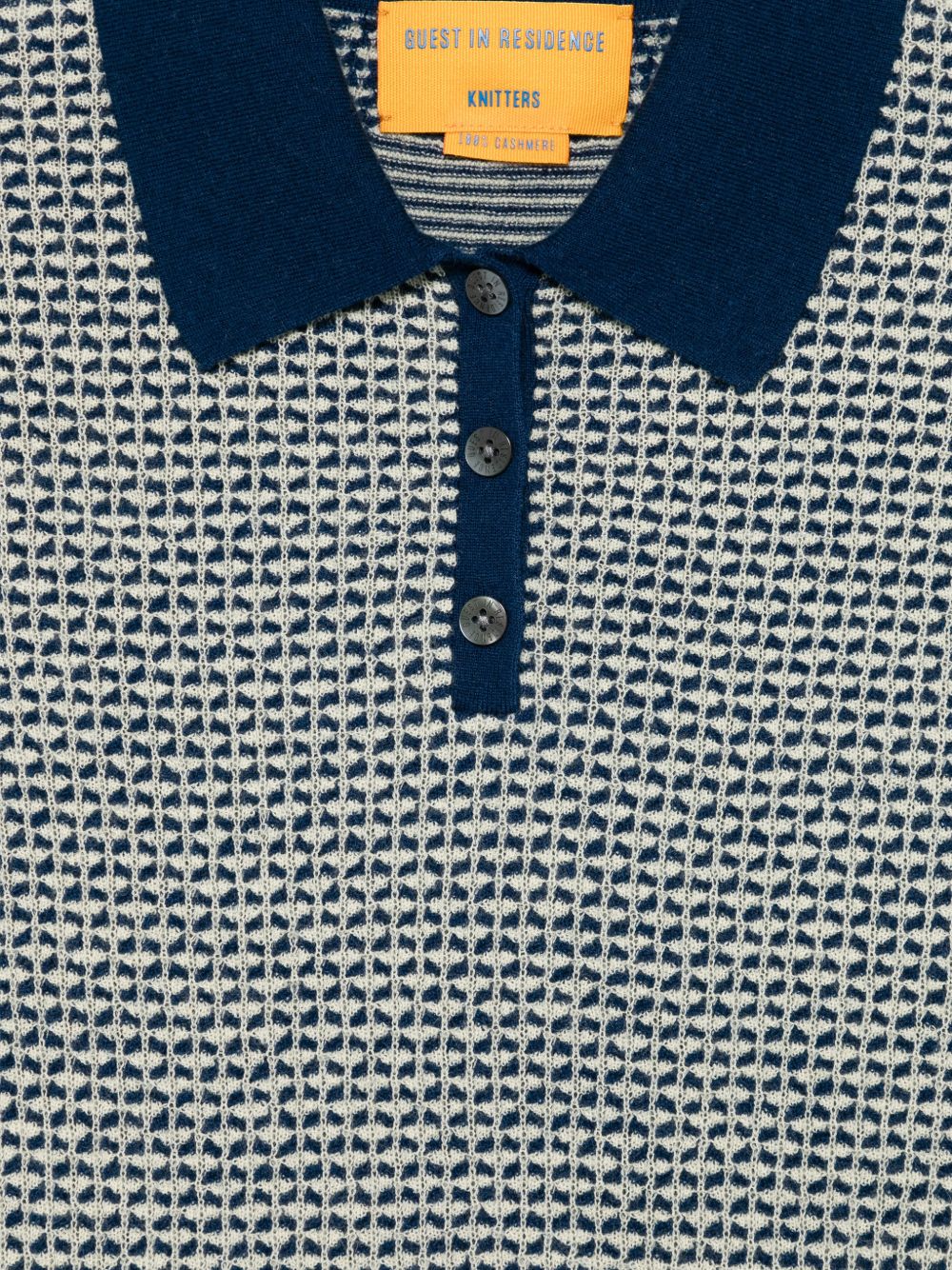 GUEST IN RESIDENCE Guest In Residence Pique cashmere polo shirt