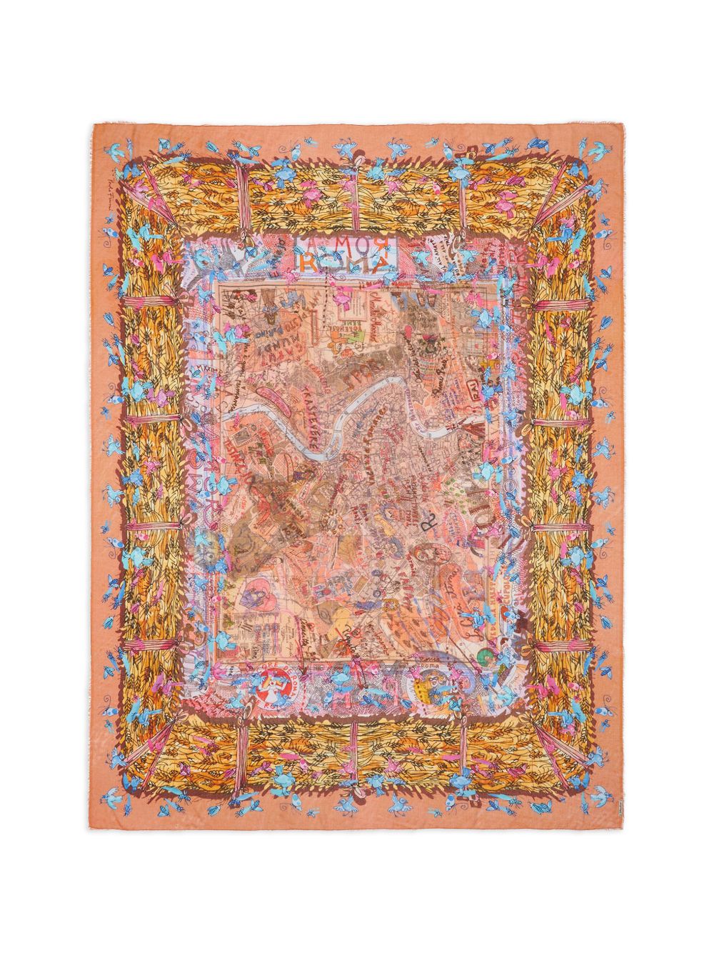 Faliero Sarti Faliero Sarti New Roma silk blend stole
