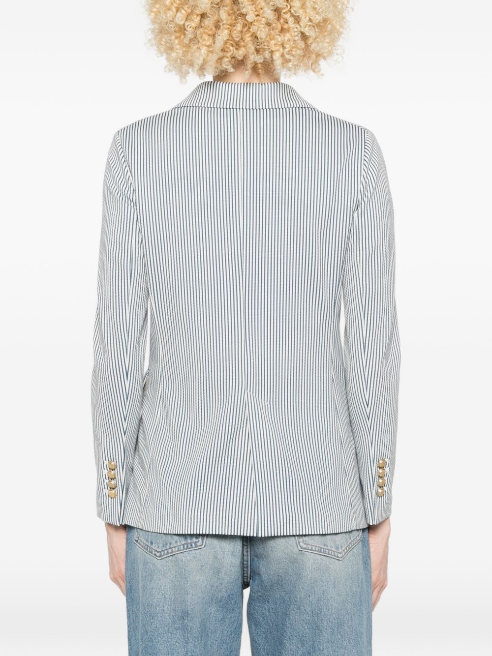 Circolo 1901 Circolo 1901 Striped double-breasted jacket