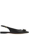 Ferragamo Ferragamo New Vara Plate Flat Slingback
