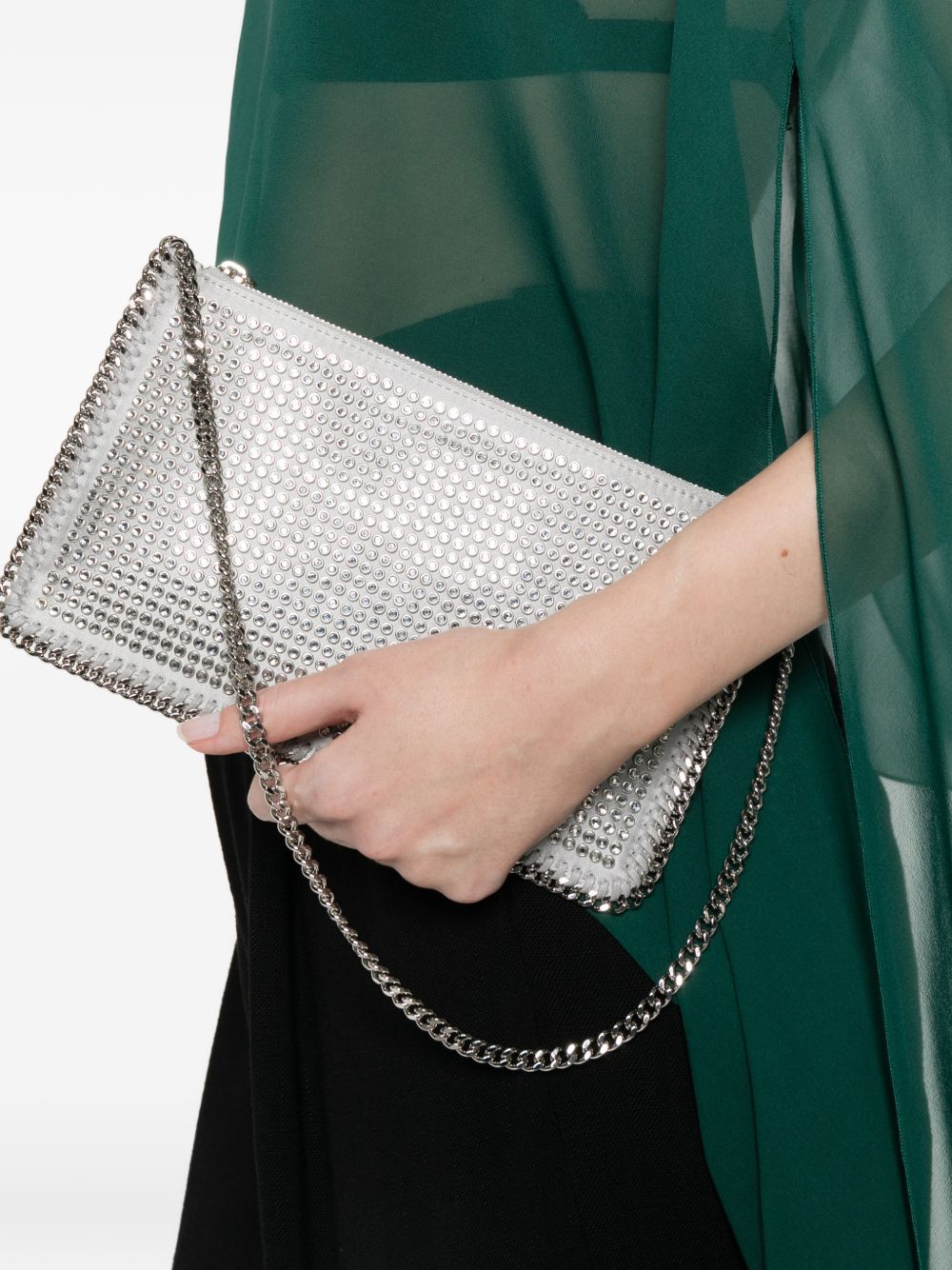 Stella McCartney Stella McCartney Falabella Crystal Clutch Shoulder Bag