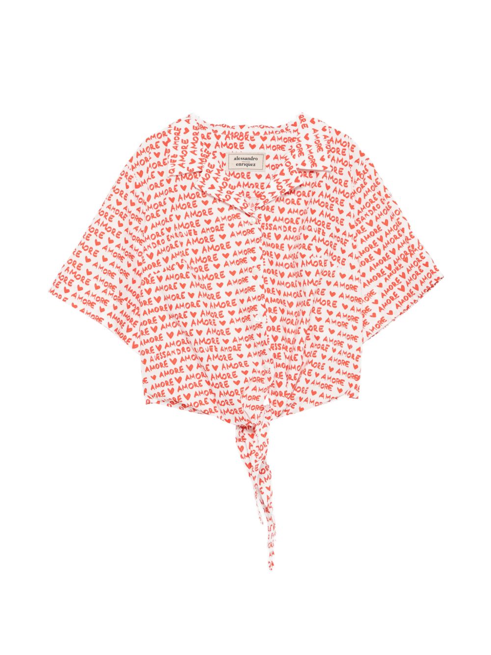 Alessandro Enriquez Alessandro Enriquez Printed cotton shirt